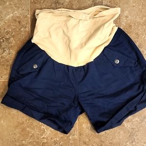 Motherhood Maternity Navy Shorts, size small